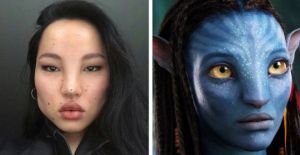 Avatar-szereplőre hasonlít a modell