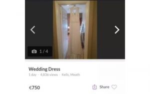 A neten adta el (ex-)menyasszonya ruháját